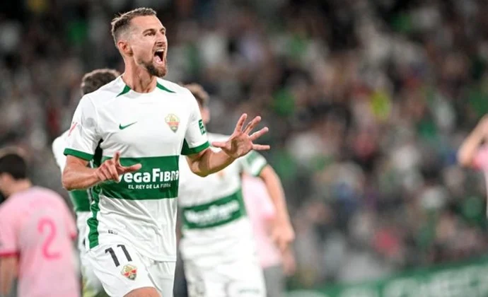 Elbasan Rashani finaliza su contrato con el Elche tras una temporada con poco protagonismo