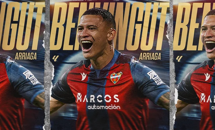 Kervin Arriaga es oficialmente nuevo jugador del Levante