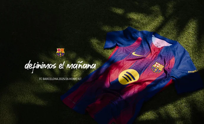 El Barcelona presenta su nueva equipación para la temporada 25/26