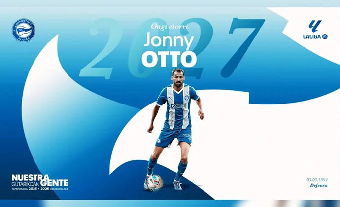 Jonny Otto ya es oficialmente refuerzo para la defensa del Alavés 