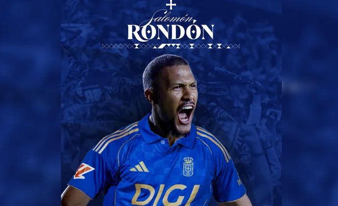 Salomón Rondón ya es el nuevo delantero del Real Oviedo 