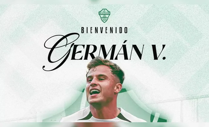 Germán Valera, fichaje en propiedad del Elche CF hasta 2027