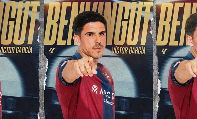 Oficial: Víctor García refuerza el carril derecho del Levante UD hasta 2027