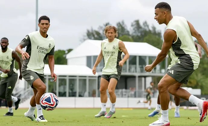 El Real Madrid avanza en su preparación sin los tres lesionados