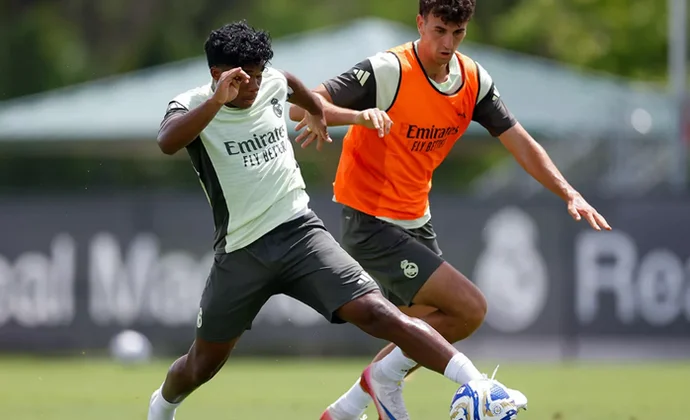 Endrick inicia su incorporación progresiva al grupo