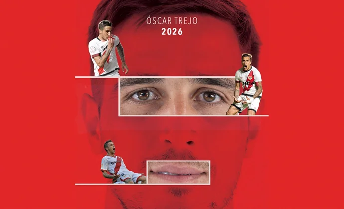 Óscar Trejo renueva oficialmente con el Rayo hasta 2026