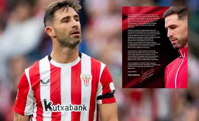 Yeray da positivo en un control antidopaje y explica el motivo