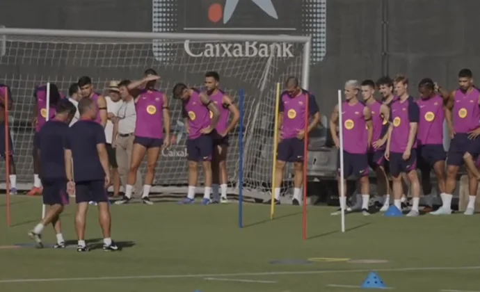 Ter Stegen se queda en el gimnasio en la primera sesión del Barcelona