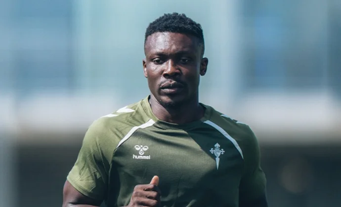 El Celta publica el parte médico oficial de Joseph Aidoo