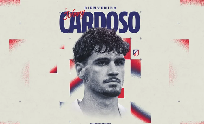El Atlético hace oficial el fichaje de Johnny Cardoso