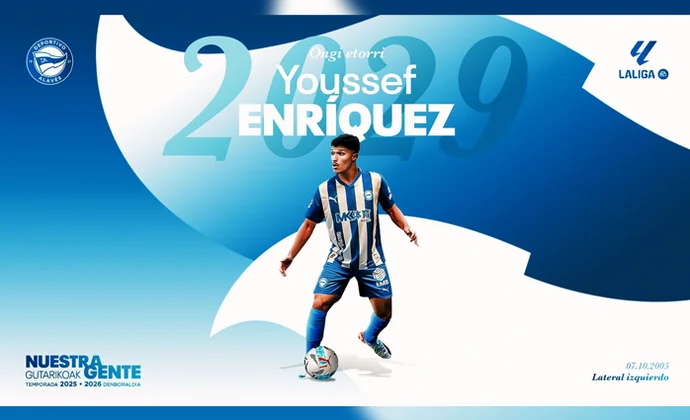 Youssef Enriquez es oficialmente nuevo jugador del Alavés