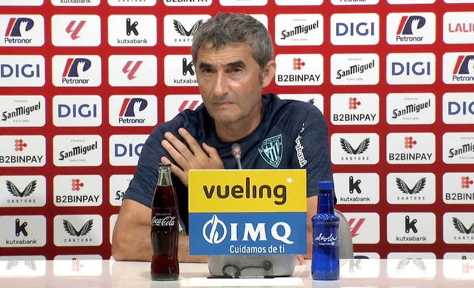 Valverde, sobre Agirrezabala, Nico Williams, Rincón, Izeta, Navarro, Azpilicueta, Yeray, Sannadi, Djaló, Unai Gómez y el nuevo curso