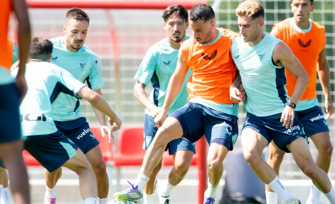 Sannadi y Yeray, bajas en la sesión del viernes en Lezama