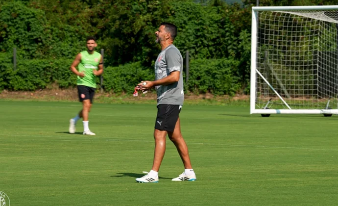 El Girona completa la sesión del viernes sin los tres lesionados