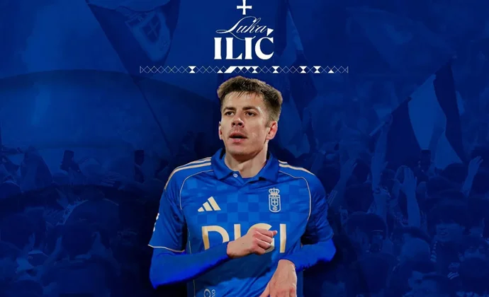Luka Ilic es oficialmente nuevo jugador del Real Oviedo
