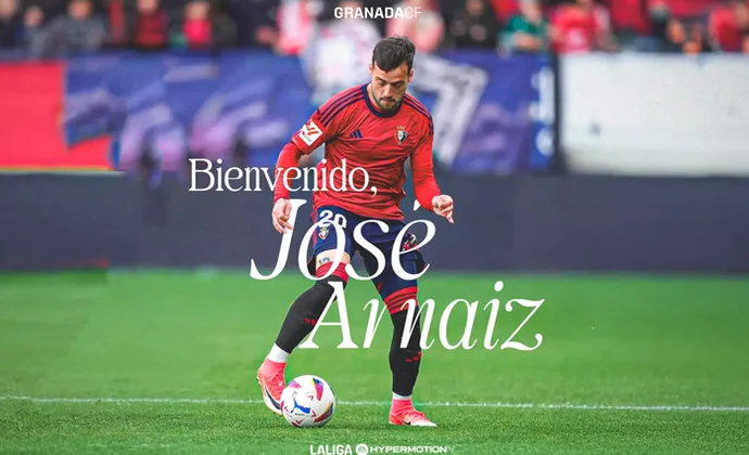 El Granada hace oficial el fichaje de José Arnaiz, procedente de Osasuna