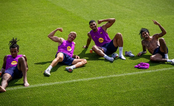 El Barcelona cierra la semana de trabajo si Ter Stegen ni Gerard Martín