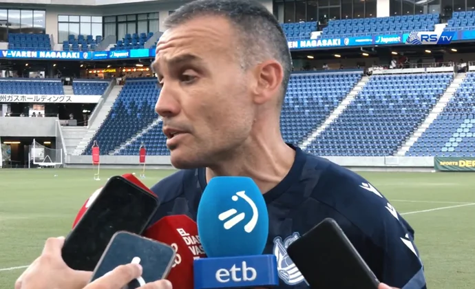 Sergio Francisco se muestra ilusionado y habla de Kubo y la falta de fichajes