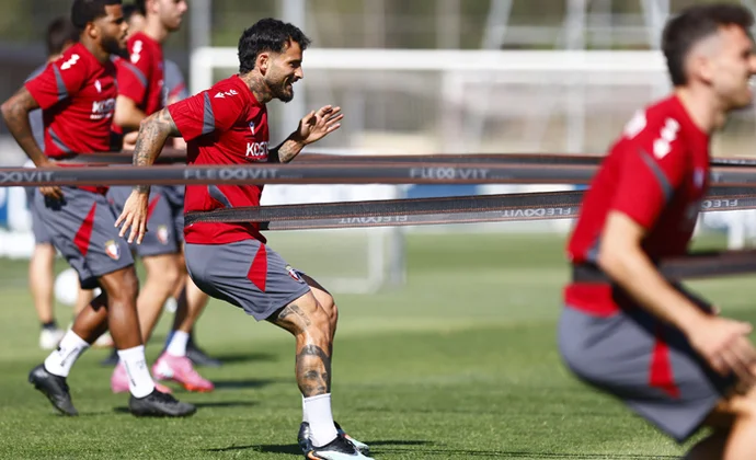 Oroz vuelve a ausentarse por la tarde por molestias en el tobillo