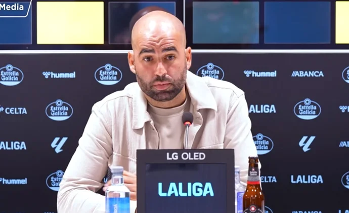 Giráldez analiza el triunfo y habla de Iglesias, Jones, Román, Manu Fernández, Jutglà, Beltrán, Aspas, Mingueza, Tincho y Rueda