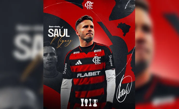 El Atlético hace oficial la rescisión de Saúl, que ficha por el Flamengo