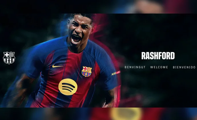 Marcus Rashford es oficialmente nuevo jugador del FC Barcelona