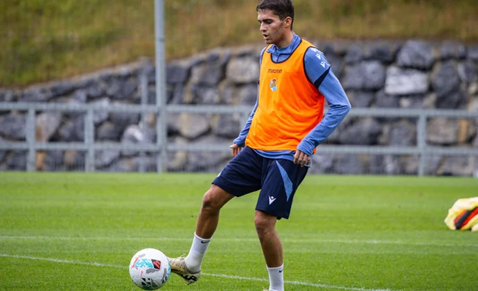 La Real Sociedad retoma el trabajo en Zubieta con Zakharyan parcialmente