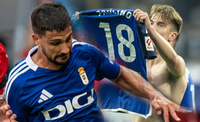 El Real Oviedo anuncia la rescisión de Pomares y Paulino