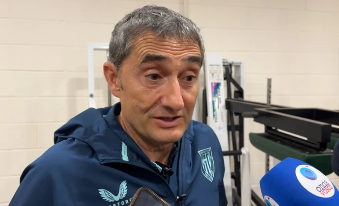Valverde analiza la derrota y habla de Egiluz, De Luis y el mercado