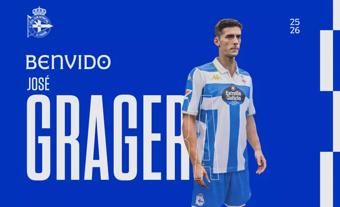 José Gragera, nuevo mediocentro del Dépor para la temporada 2025‑26