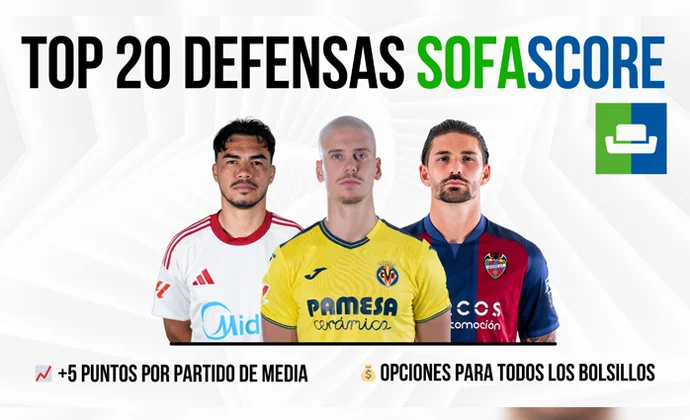 TOP 20 Defensas más recomendables en Sofascore 25/26, por Scouting BWG