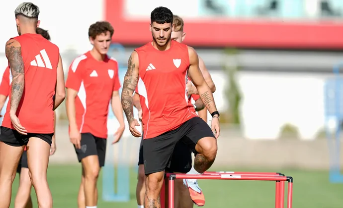 Isaac Romero regresa al trabajo con el grupo y Alfon suma otra sesión