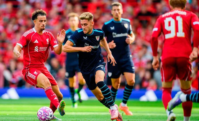 Crónica del amistoso: Liverpool 4-1 Athletic