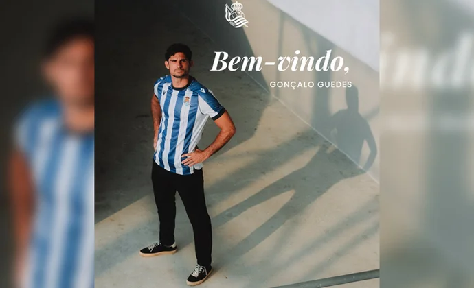 Gonçalo Guedes es oficialmente nuevo jugador de la Real Sociedad