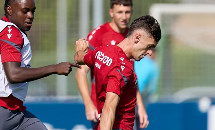 Víctor Muñoz y Benito, bajas en el entrenamiento del martes