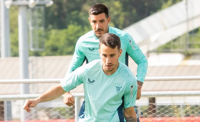 El Athletic retoma los entrenamientos con Yuri, pero sin Paredes ni Nico Williams