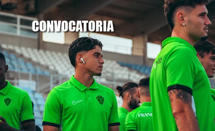 Yago Santiago y Diaby, únicas bajas en la lista del Elche para medirse al Almería