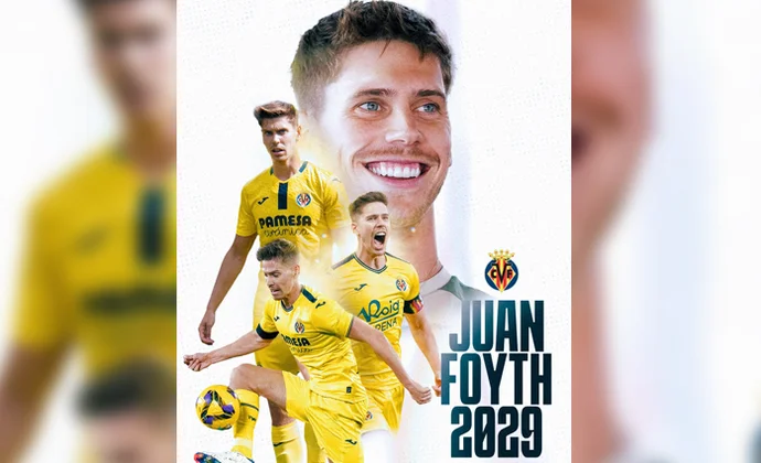 El Villarreal anuncia la renovación de Juan Foyth hasta 2029