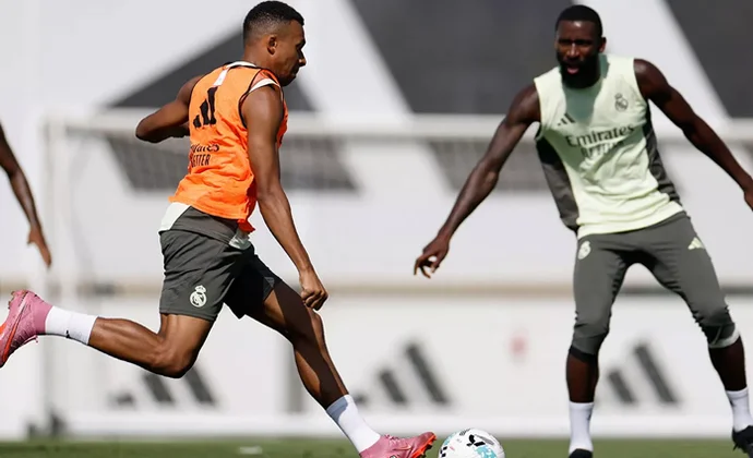 El Real Madrid retoma los entrenamientos a cuatro días de que se incorpore Mastantuono