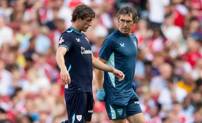 Las primeras pruebas a Unai Gómez confirman la lesión muscular