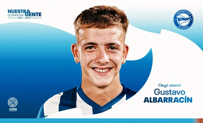 Gustavo Albarracín es oficialmente nuevo jugador del Alavés