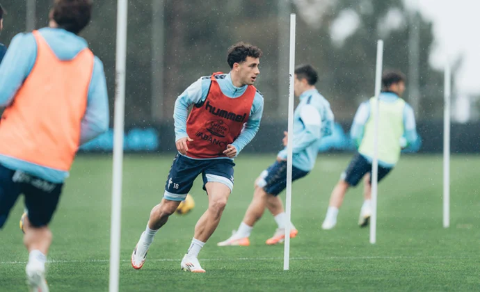 Pablo Durán hace parte de la sesión con el grupo y mañana entrenará con normalidad