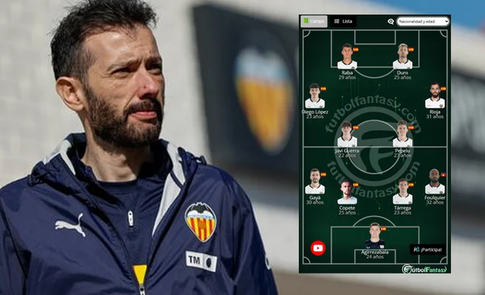 Corberán parece tener el once claro y repite ensayo