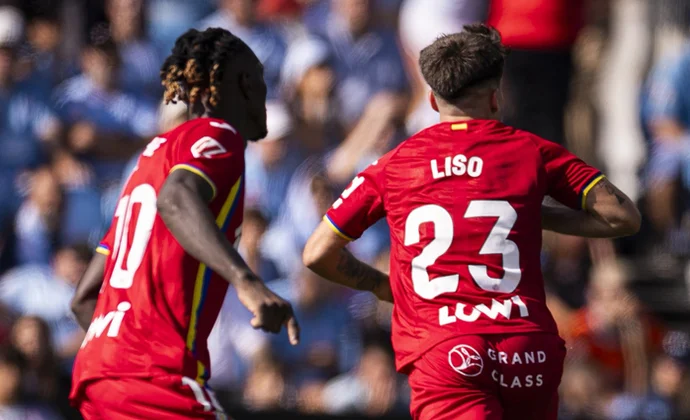 Jornada 1: Celta 0-2 Getafe. Estadísticas y puntos fantasy