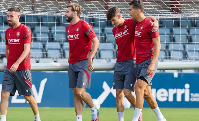 Ossauna completa la penúltima sesión para seguir preparando el partido del Bernabéu