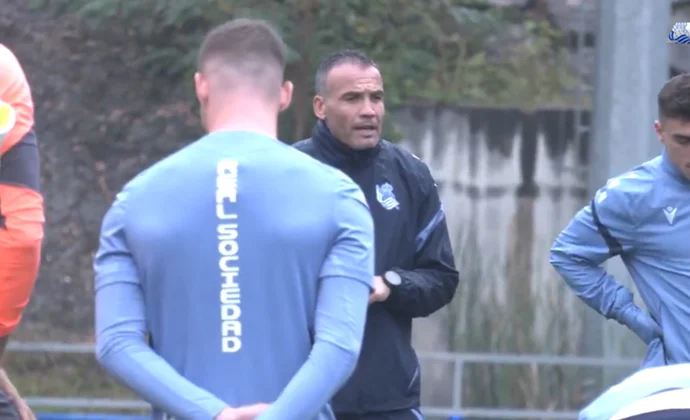 Gorrotxategi trabaja al margen en la vuelta del equipo en Zubieta