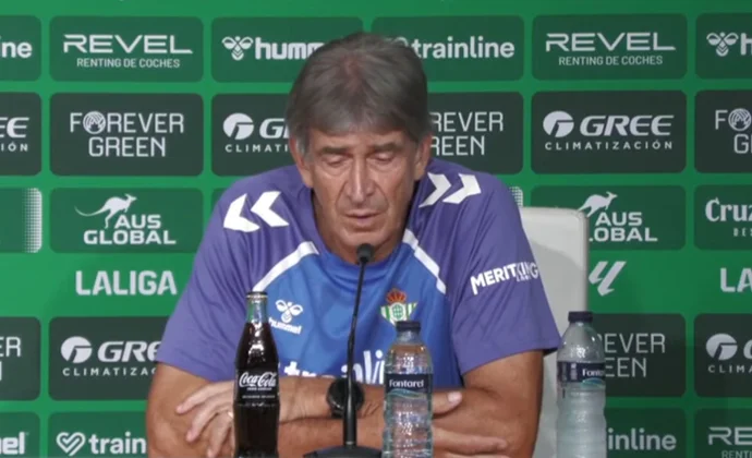 Pellegrini, sobre Rodriguez, Llorente, Antony, Deossa, Altimira, Lo Celso, , la portería, el Alavés y La Cartuja