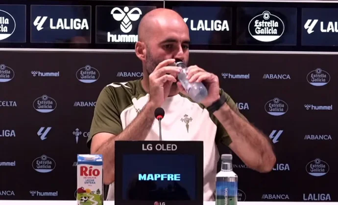 Giráldez habla de Hugo Álvarez, Damián, Iglesias, Denis Suárez, Javi Rodríguez, Lago, Bryan, el sistema y el Mallorca