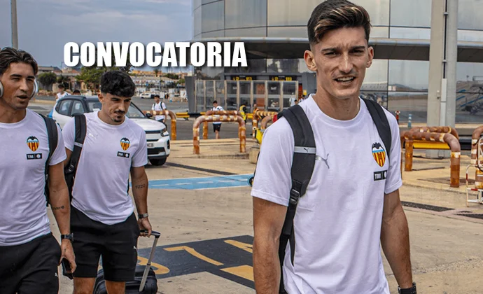 Lista para viajar a Pamplona sin Thierry, Alberto Marí, Guillamón ni Canós