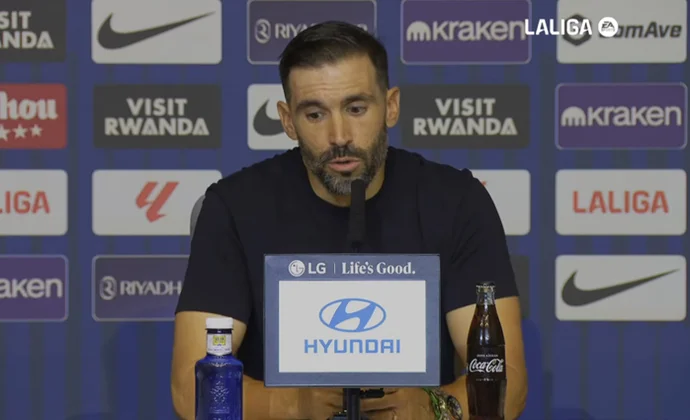 Sarabia se muestra satisfecho por el empate y habla de Dituro, Álvaro, Rafa Mir, Iñaki Peña y Affengruber